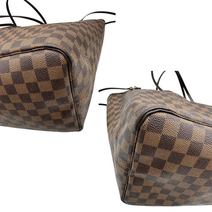angoli  Neverfull LV Damier Ébène nella versione GM, di lusso, ottime condizioni, usata, originale. 