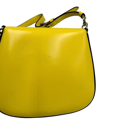 retro  Mini bag Prada in pelle spazzolata con hardware argentato, di lusso, originale, eccellenti condizioni, usata. 