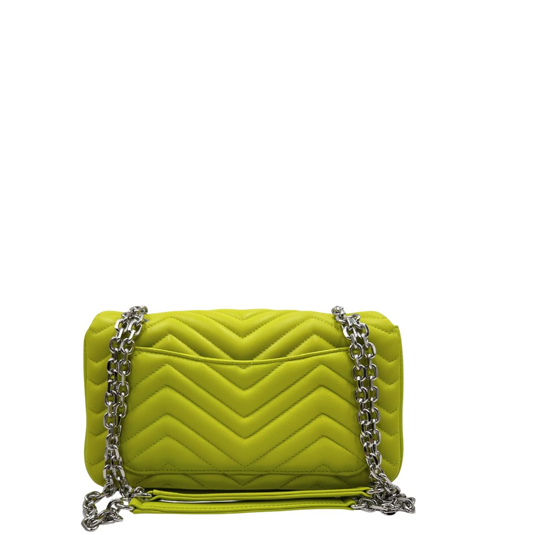 Borsa Gucci Marmont lime misura media