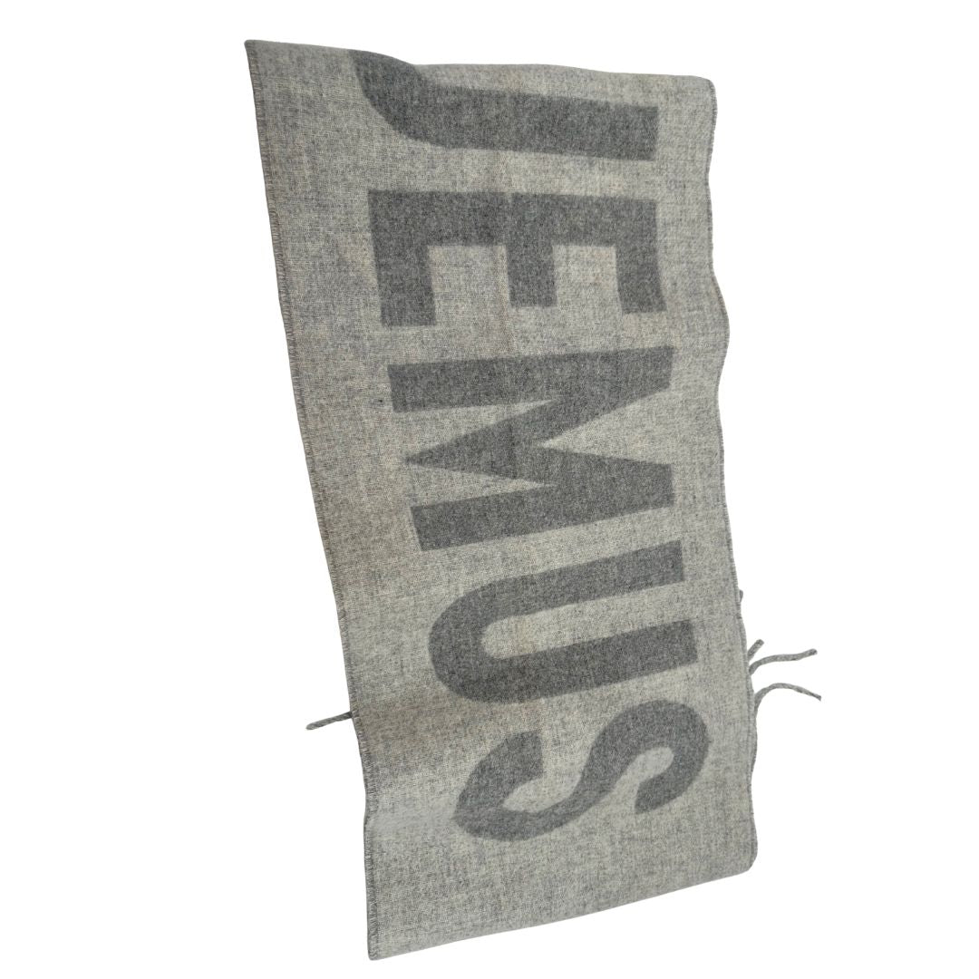 Sciarpa Jacquemus grigia