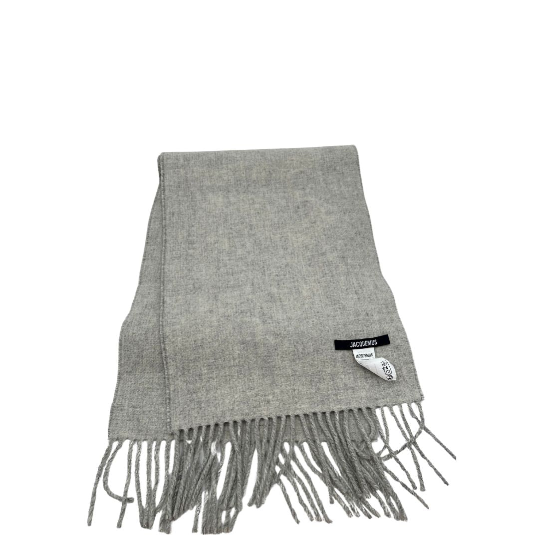 Sciarpa Jacquemus grigia