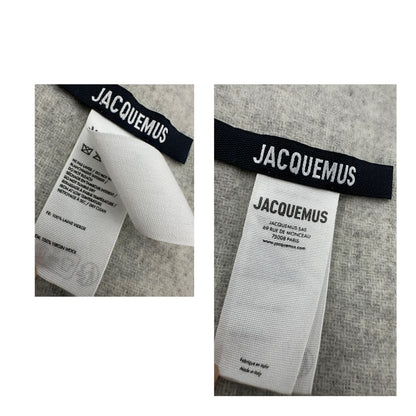 Sciarpa Jacquemus grigia