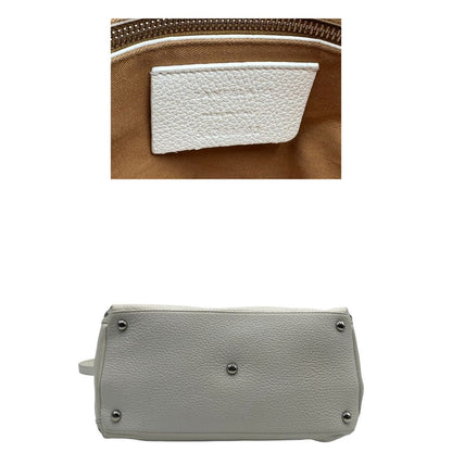 base borsa Zanellato postina s in pelle bianca, di lusso, originale, ottime condizioni, usata. 