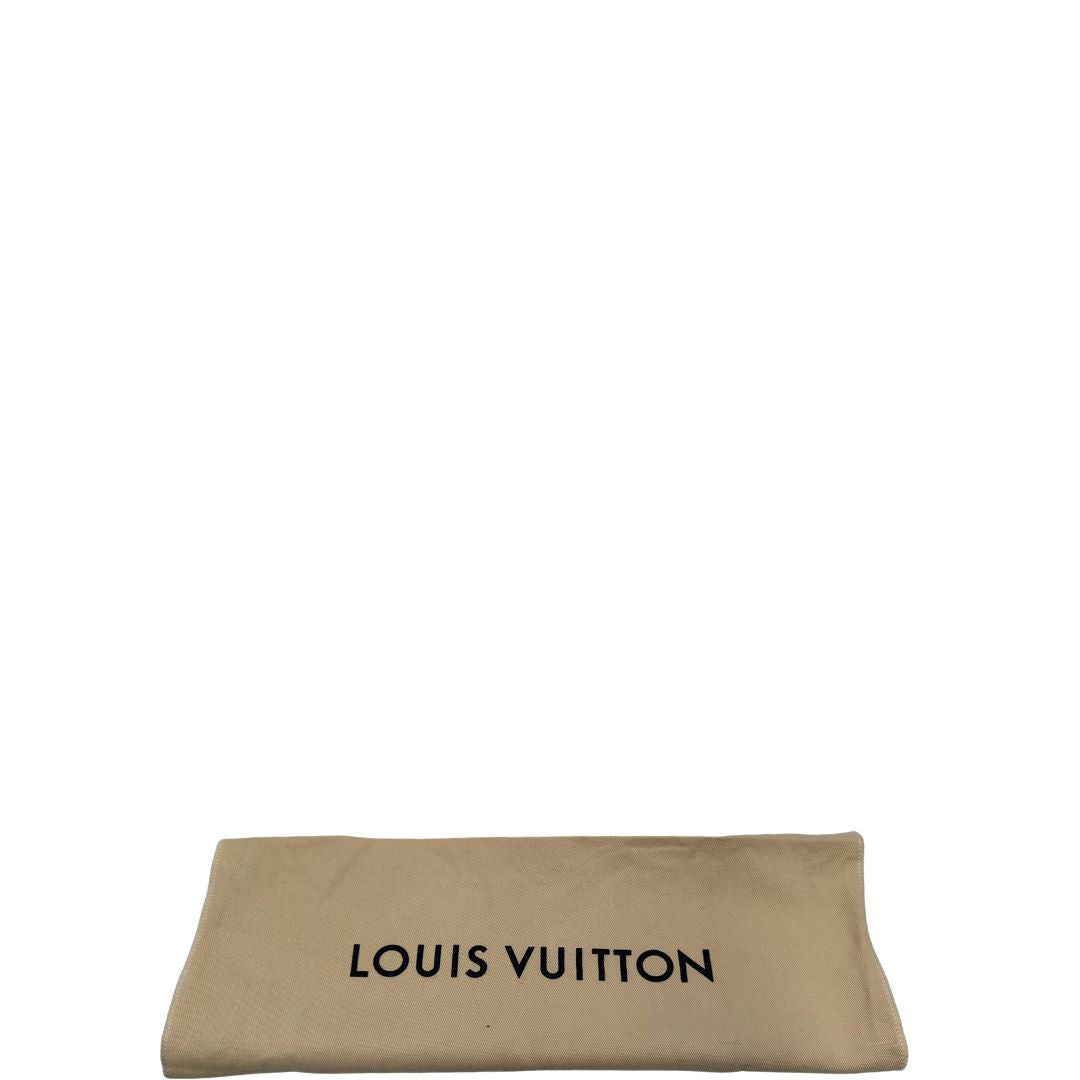 dustbag Louis Vuitton Mètis in pelle monogram empreinte con hardware dorato, di lusso, originale, ottime condizioni, usata. 