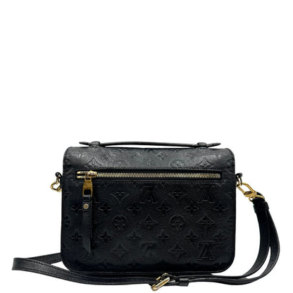 retro Louis Vuitton Mètis in pelle monogram empreinte con hardware dorato, di lusso, originale, ottime condizioni, usata. 