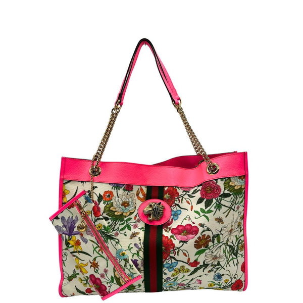 Borsa Gucci Rajah Flora multicolore