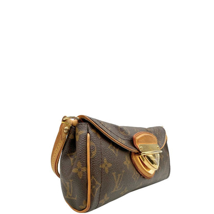 lato  Borsa Beverly nella versione pochette realizzata in tela Monogram, di lusso, originale, ottime condizioni, usata.