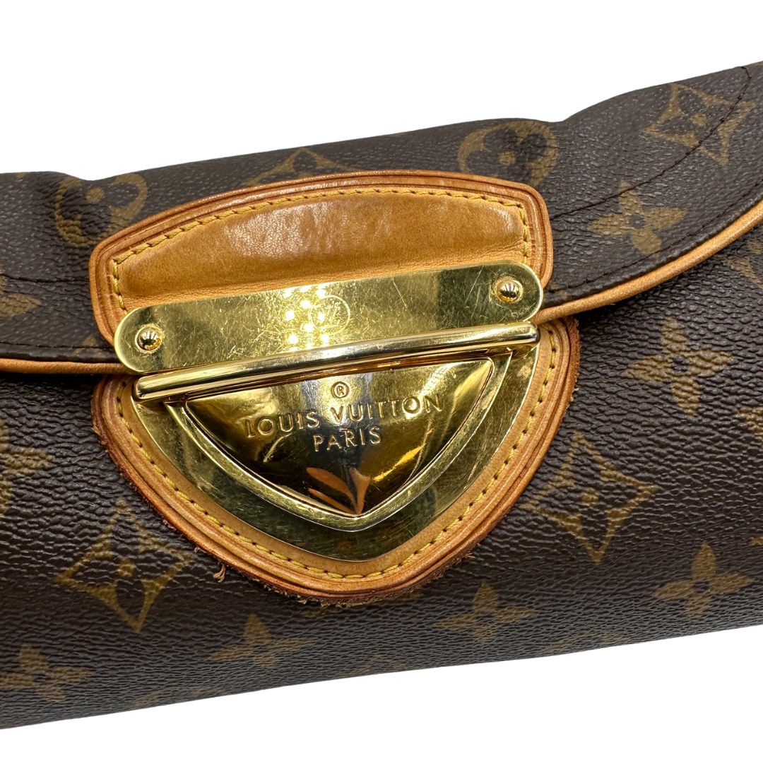  Borsa Beverly nella versione pochette realizzata in tela Monogram, di lusso, originale, ottime condizioni, usata. 