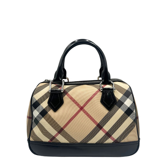 Bauletto Burberry tartan beige