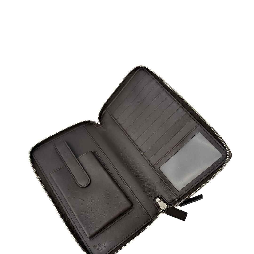 Pochette Portadocumenti Gucci Microguccissima marrone