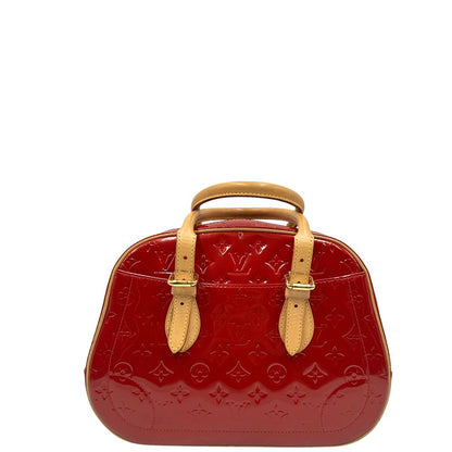 retro  Borsa Louis Vuitton realizzata in pelle monogram verniciata e dettagli in vacchetta naturale, di lusso, originale, ottime condizioni, usata. 