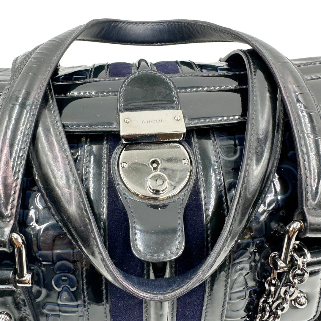 Tote Gucci Horsebit Treasure blu
