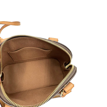 interno  Louis Vuitton Alma in tela monogram nella versione BB, di lusso, originale, ottime condizioni, usata. 