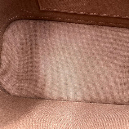 interno  Louis Vuitton Alma in tela monogram nella versione BB, di lusso, originale, ottime condizioni, usata. 