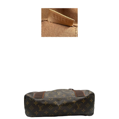 base  Borsa Louis Vuitton realizzata in tela monogram marrone con finiture in vacchetta naturale e rifinita con parti in tessuto, di lusso, originale, ottime condizioni, usata. 