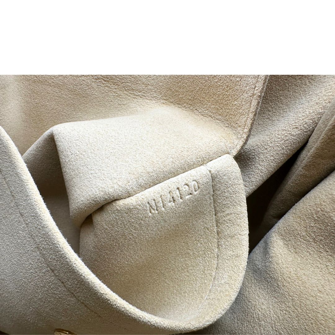 Codice, Borsa Louis Vuitton realizzata in tela monogram marrone con finiture in vacchetta naturale.