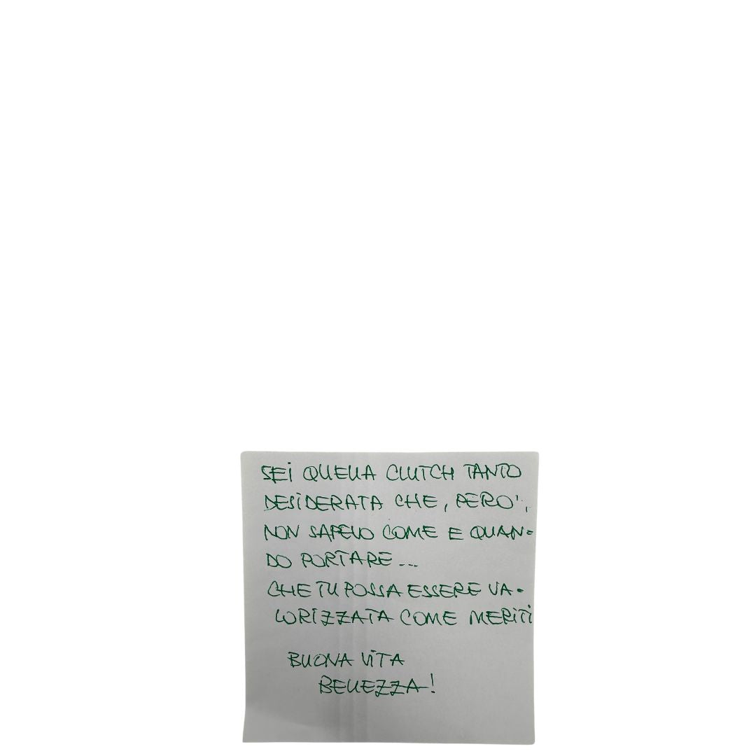 interno  Pochette Gucci maxi in pelle rossa martellata con dettagli Bamboo, di lusso, originale, ottime condizioni, usata. 