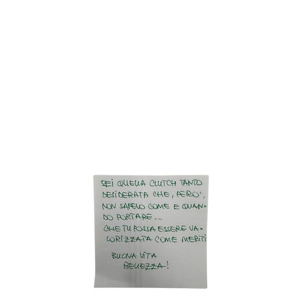 interno  Pochette Gucci maxi in pelle rossa martellata con dettagli Bamboo, di lusso, originale, ottime condizioni, usata. 