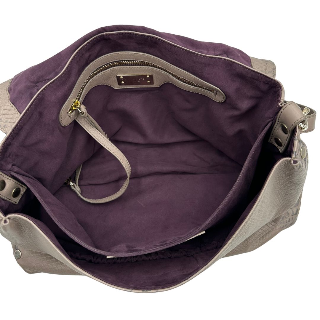 interno Postina Zanellato nella versione media impreziosita da trama animalier, di lusso, originale, ottime condizioni, usata