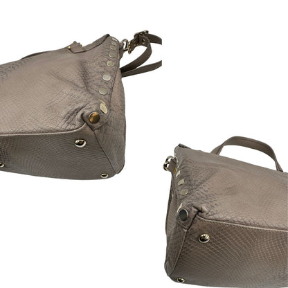 angoli Postina Zanellato nella versione media impreziosita da trama animalier, di lusso, originale, ottime condizioni, usata. 