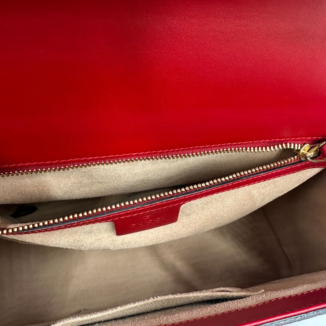 Borsa Gucci Padlock guccissima rossa