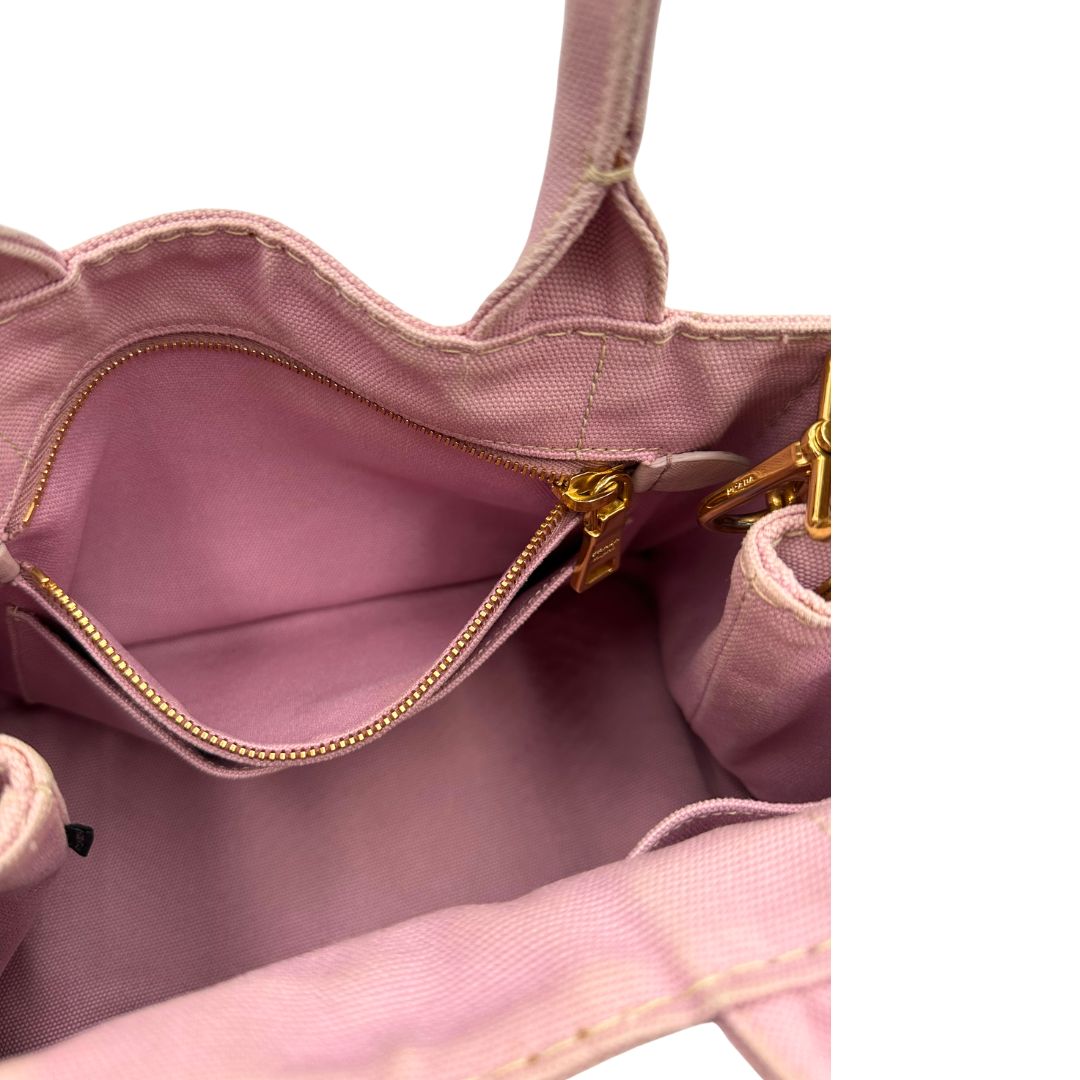 Tote Prada Canapa rosa