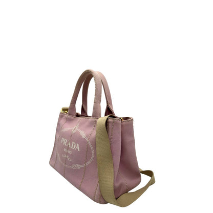 Tote Prada Canapa rosa