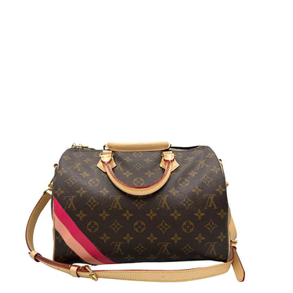 Retro, Borsa Louis Vuitton realizzata in tela monogram marrone con finiture in vacchetta naturale. Originale, usata, di lusso, in condizioni eccellenti.