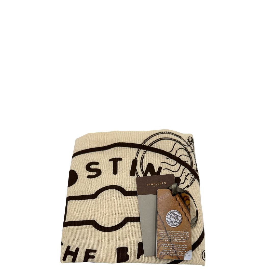 Dustbag, Morbida Zanellato in pelle martellata rosa nella misura media.