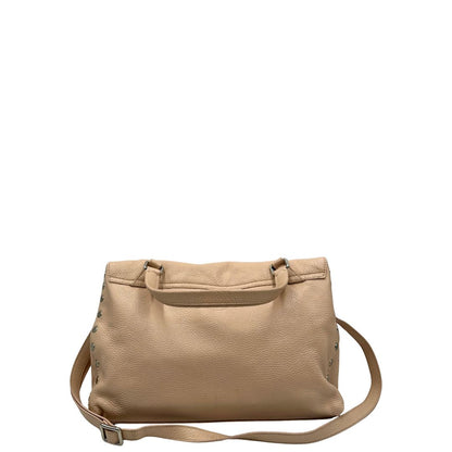 Retro, Morbida Zanellato in pelle martellata rosa nella misura media.