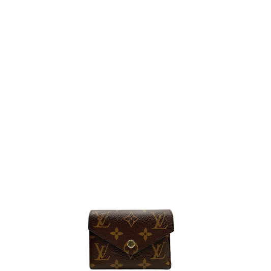 Louis Vuitton portafoglio Victorine in tela monogram, di lusso, originale, usato, ottime condizioni.