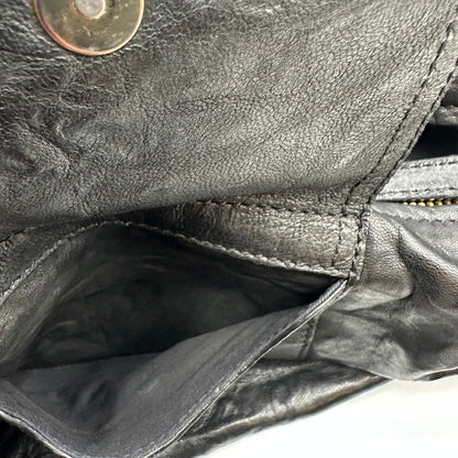 interno Borsa Givenchy Pandora in pelle effetto invecchiato, di lusso, originale, ottime condizioni, usata. 