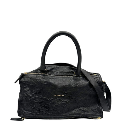 front Borsa Givenchy Pandora in pelle effetto invecchiato, di lusso, originale, ottime condizioni, usata.