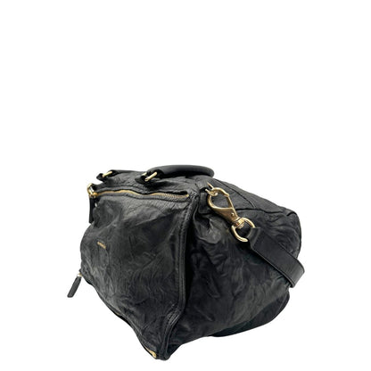 lato Borsa Givenchy Pandora in pelle effetto invecchiato, di lusso, originale, ottime condizioni, usata. 