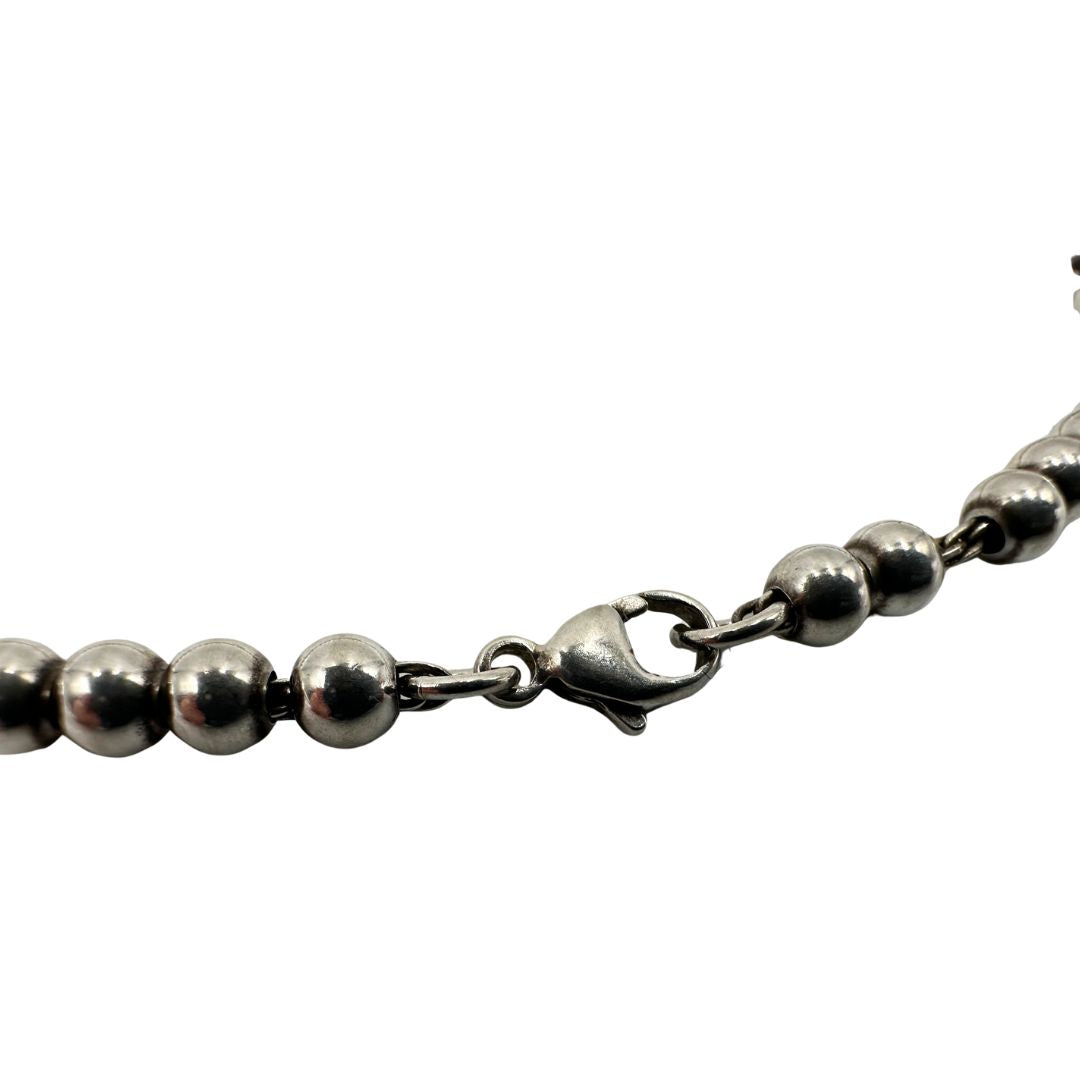 Bracciale Tiffany&Co. in argento 925 con ciondolo heart, di lusso, originale, ottime condizioni, usata.