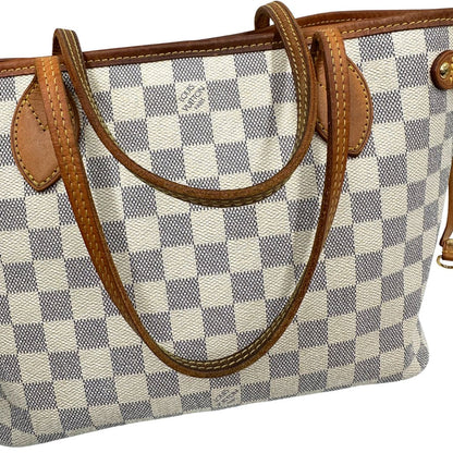 manici Louis Vuitton neverfull pm damier azur 