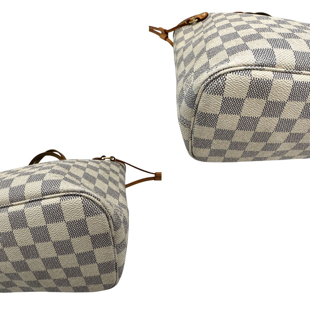 angoli Louis Vuitton neverfull pm damier azur 