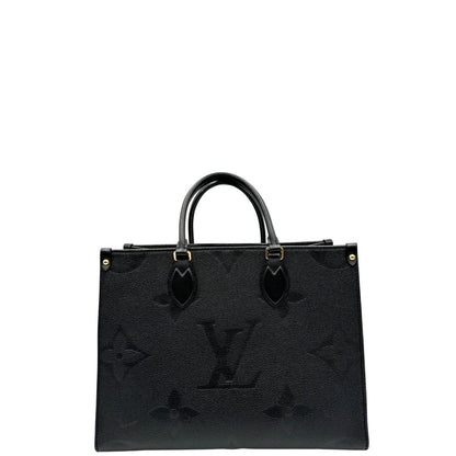 front  Louis Vuitton OnTheGo nella versione MM in morbida pelle monogram Empreinte, di lusso, originale, ottime condizioni, usata. 