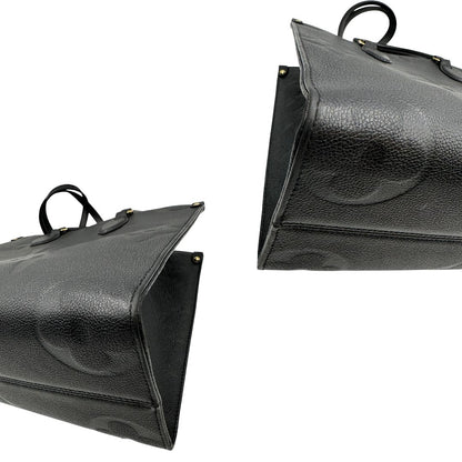 angoli  Louis Vuitton OnTheGo nella versione MM in morbida pelle monogram Empreinte, di lusso, originale, ottime condizioni, usata. 