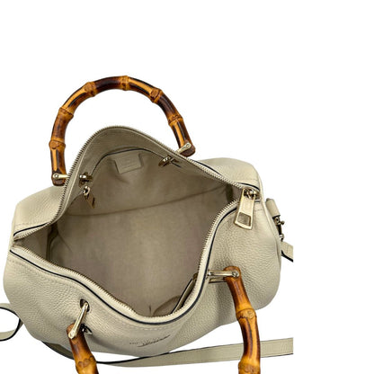 Bauletto Gucci Bamboo Avorio