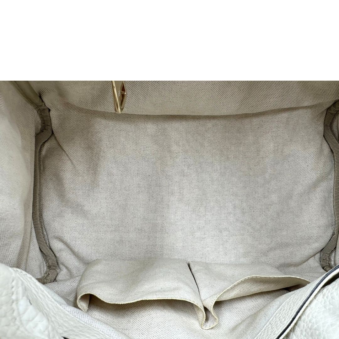 Bauletto Gucci Bamboo Avorio