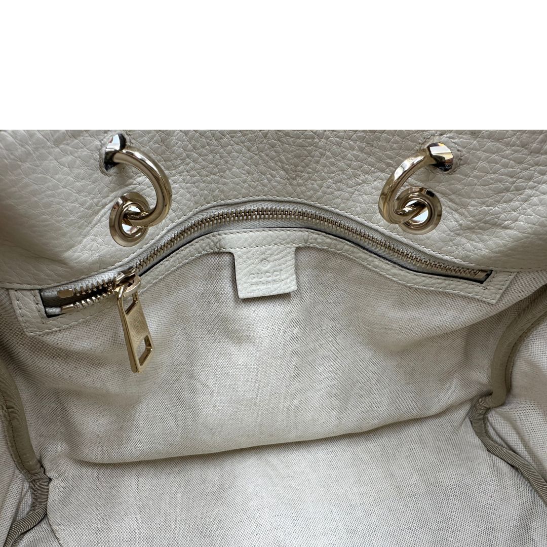 Bauletto Gucci Bamboo Avorio