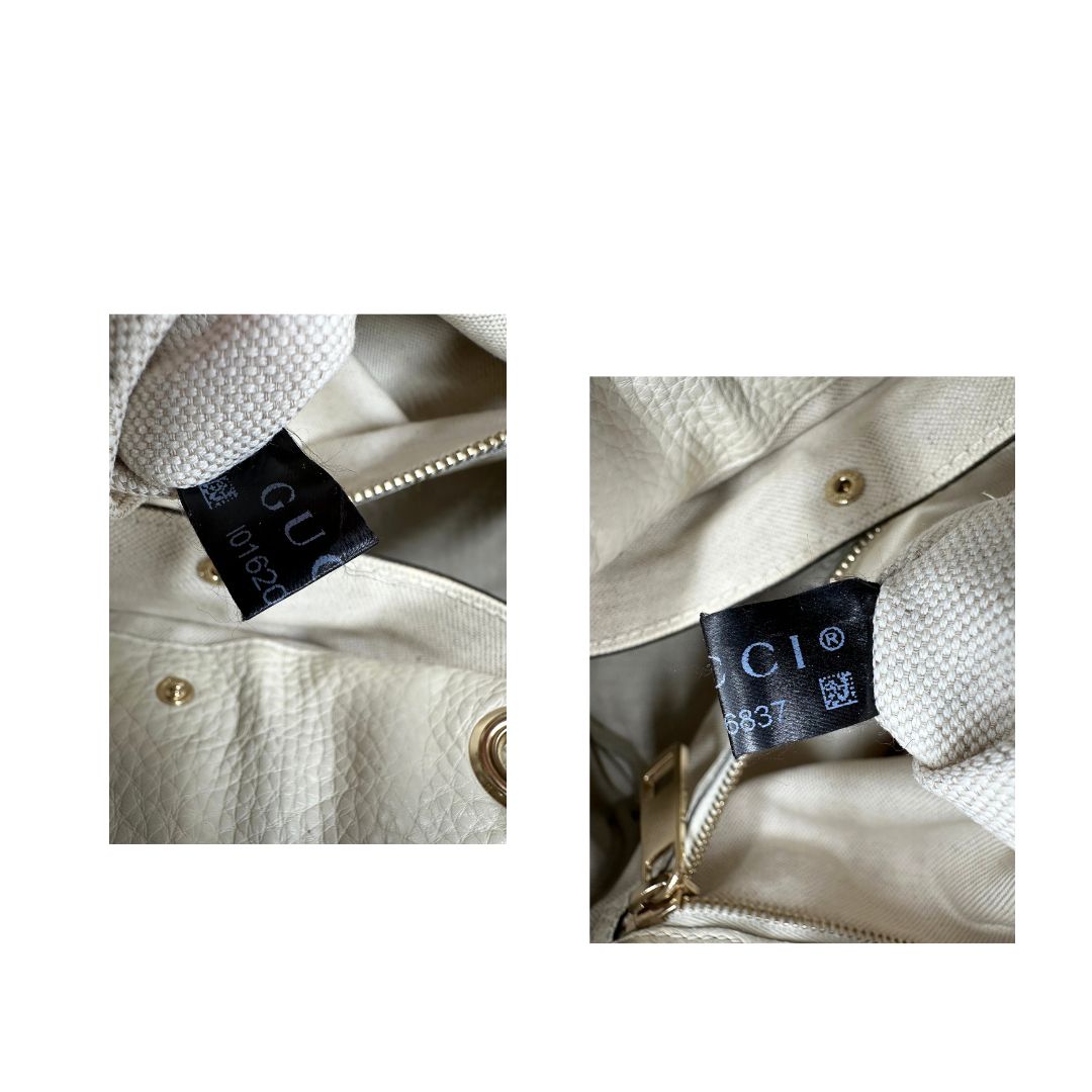Bauletto Gucci Bamboo Avorio