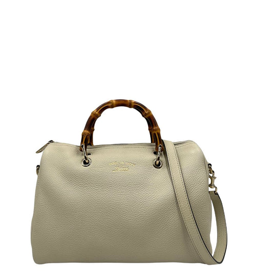 Bauletto Gucci Bamboo Avorio