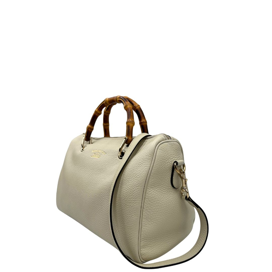 Bauletto Gucci Bamboo Avorio