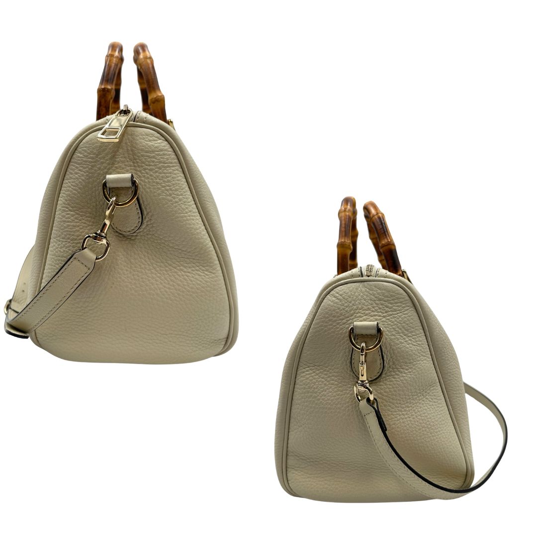 Bauletto Gucci Bamboo Avorio