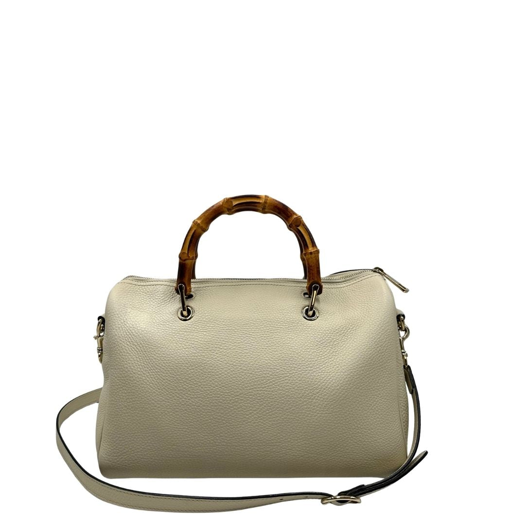Bauletto Gucci Bamboo Avorio