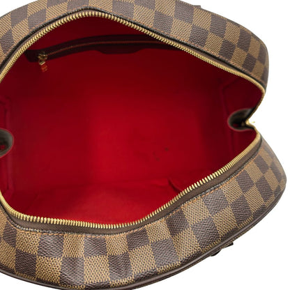 interno Borsa Nolita in canvas Damier Ébène e hardware dorato, indossabile a mano, di lusso, originale, ottime condizioni, usata. 