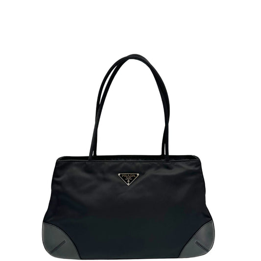 Borsa a spalla Prada nera