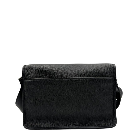 retro cartella Prada in pelle martellata nera, di lusso, originale, eccellenti condizioni, usata. 